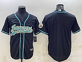 Men's Jacksonville Jaguars Blank Black With Patch Cool Base Stitched Baseball Jersey,baseball caps,new era cap wholesale,wholesale hats